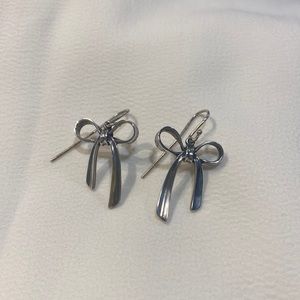 James Avery Bow Dangle Earrings